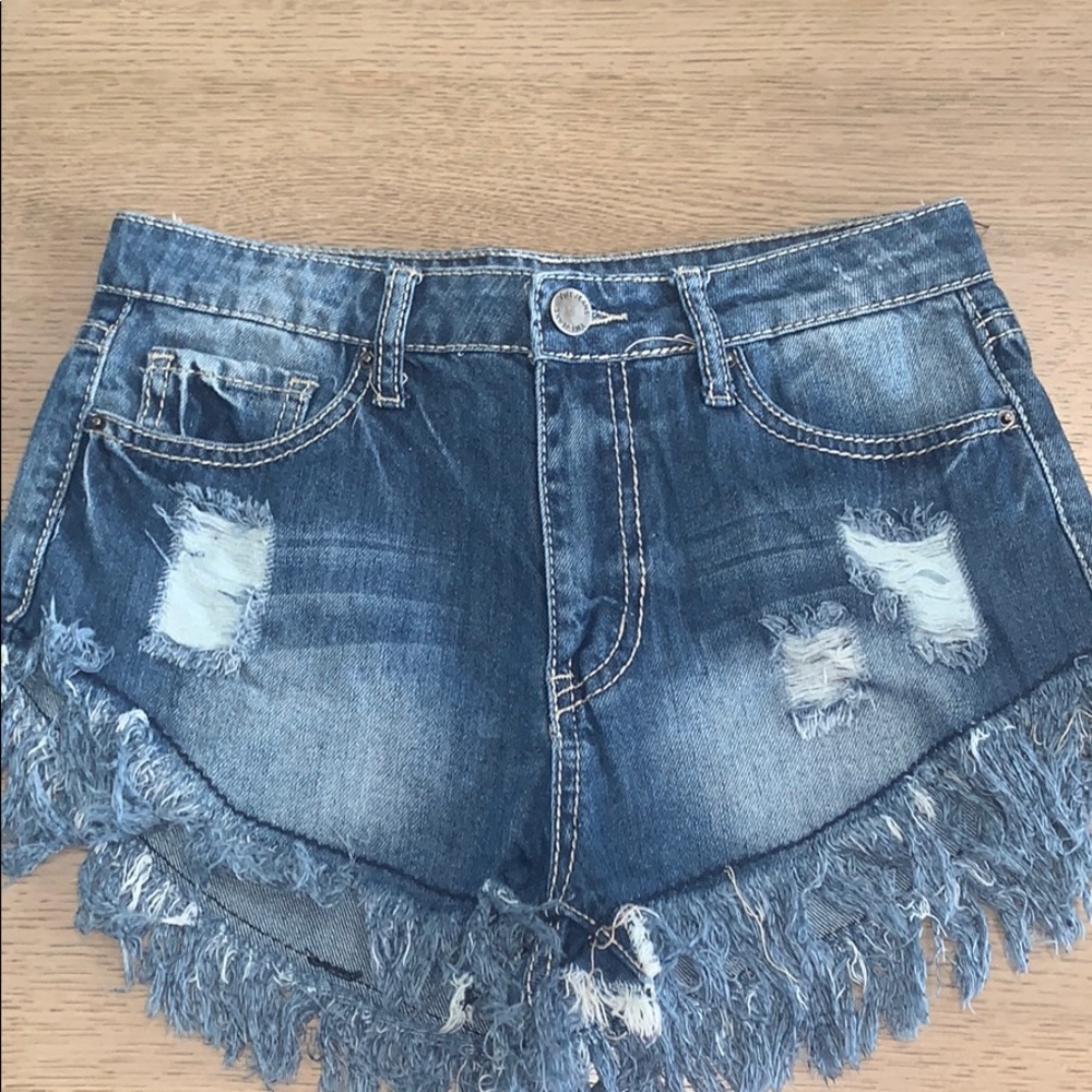 Blue Jean Shorts